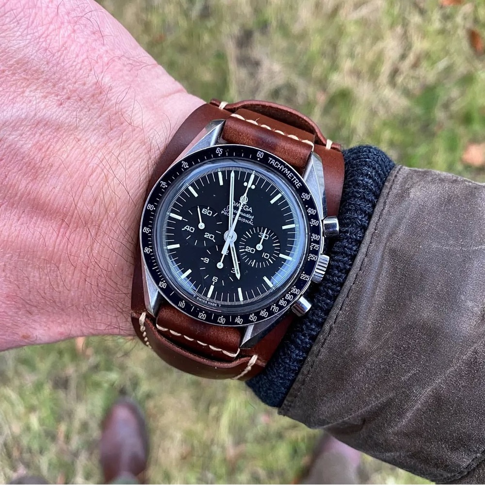 Brown Leather Watch Band